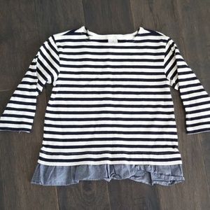 Crew cuts 4 to 5 striped tunic